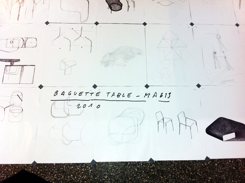 Passagen 2013 Baguettes Tisch